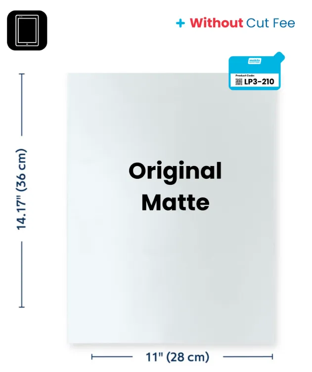 RapidCut Sheet - Tablet - Original Matte - No Cut Fee Included