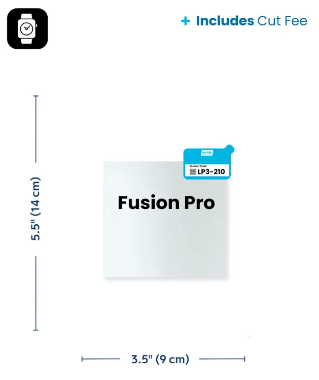 [04-000028] RapidCut Sheet - Watch - Fusion Pro - Includes Cut Fee